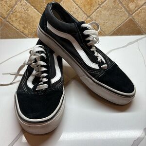 Vans Suede Black and White Sneakers